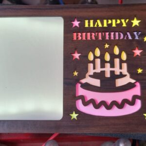 LED Birthday frame