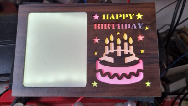 LED Birthday frame